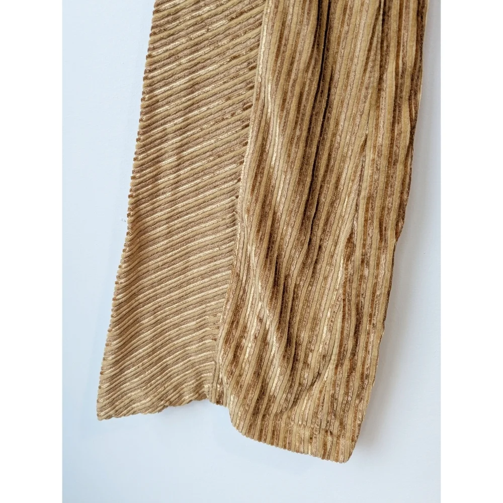 Free People Penny Pull On Velvet Pants In Golden Cord